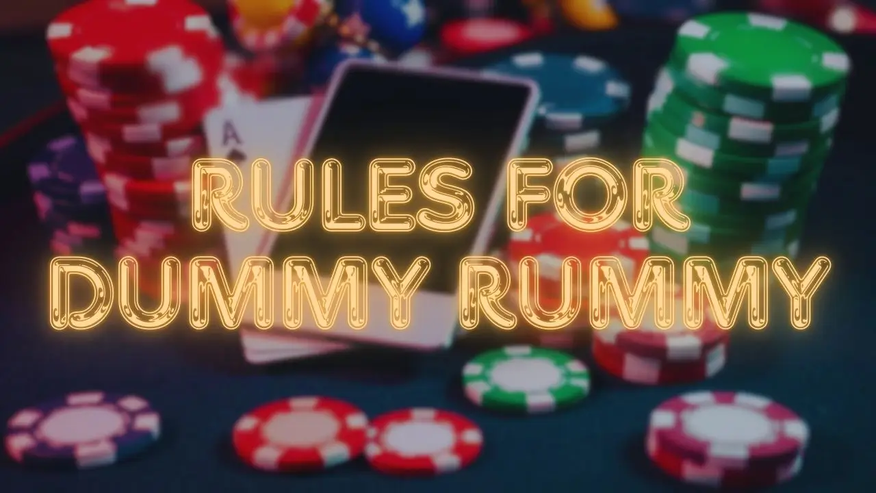 Rules for Dummy Rummy