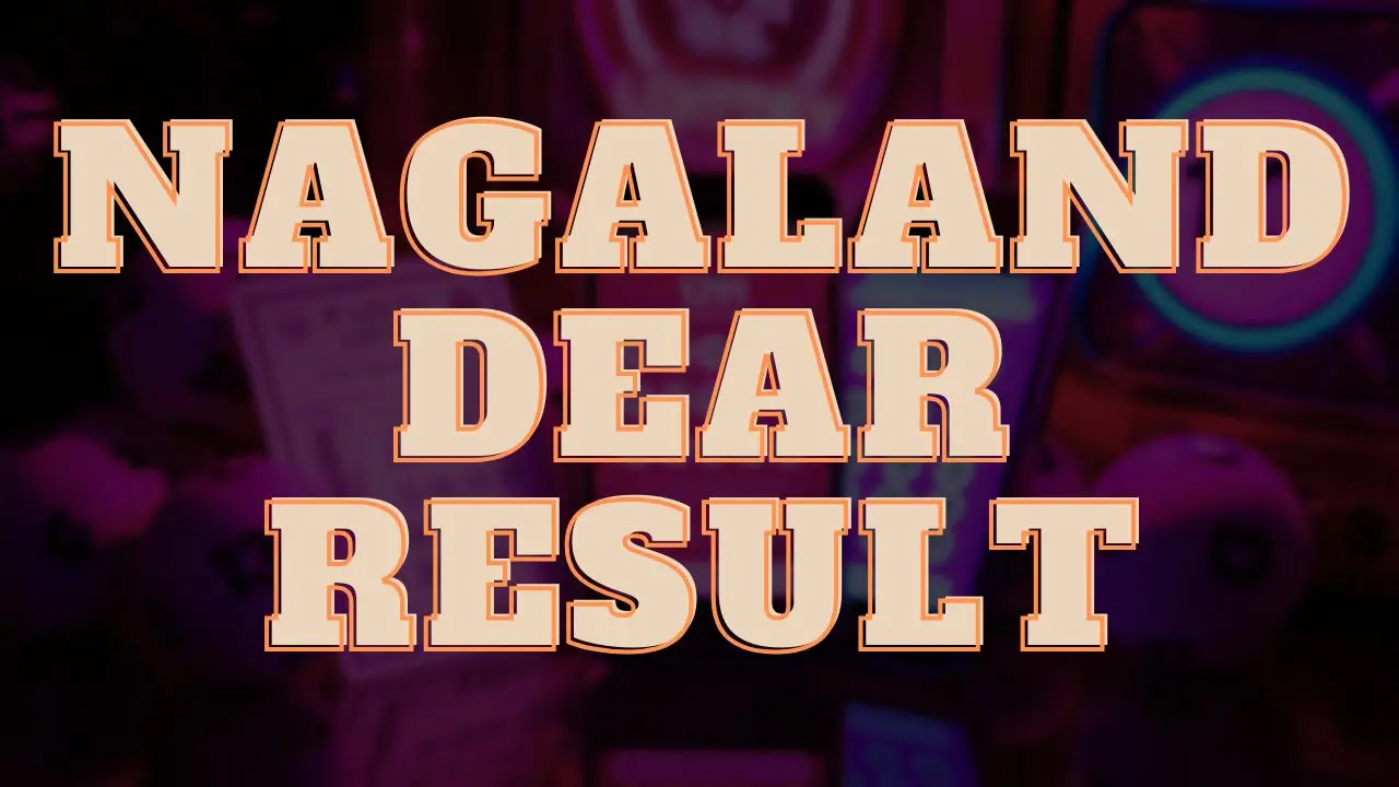 nagaland dear result