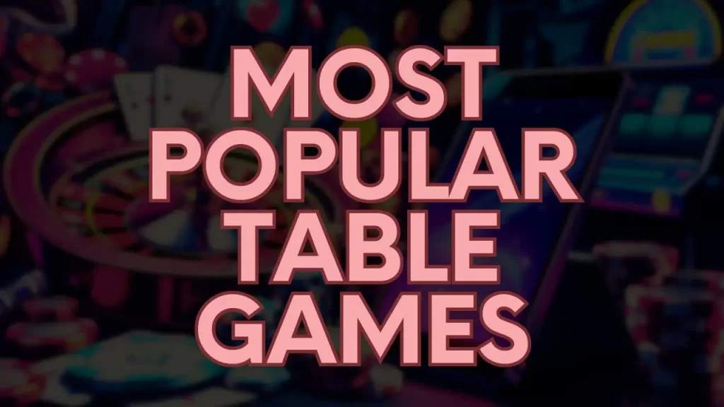 Dive Into Big Daddy Online's Table Games Today!